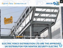 Tablet Screenshot of electricfencedistribution.com